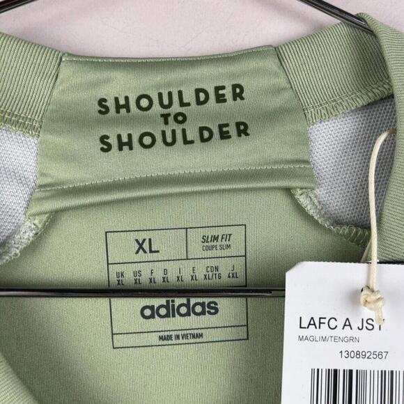 LAFC Away Jersey 2023/24 Adidas Men’s Size XL Slim Fit Green Flex Sponsor Soccer - Picture 5 of 6